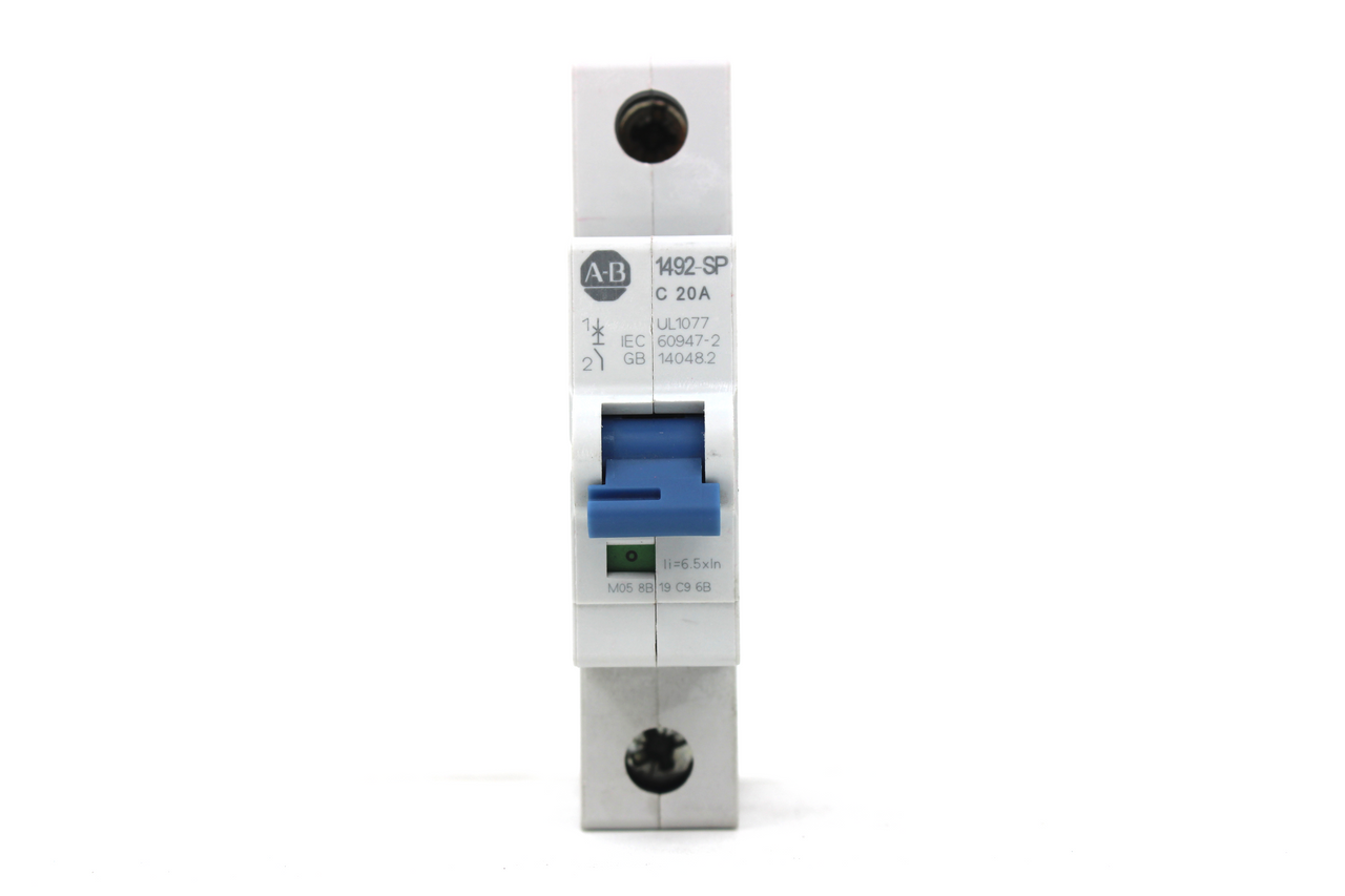 Allen Bradley 1492-SPM1C Ser. D Circuit Breaker, 20 Amp, 1-Pole