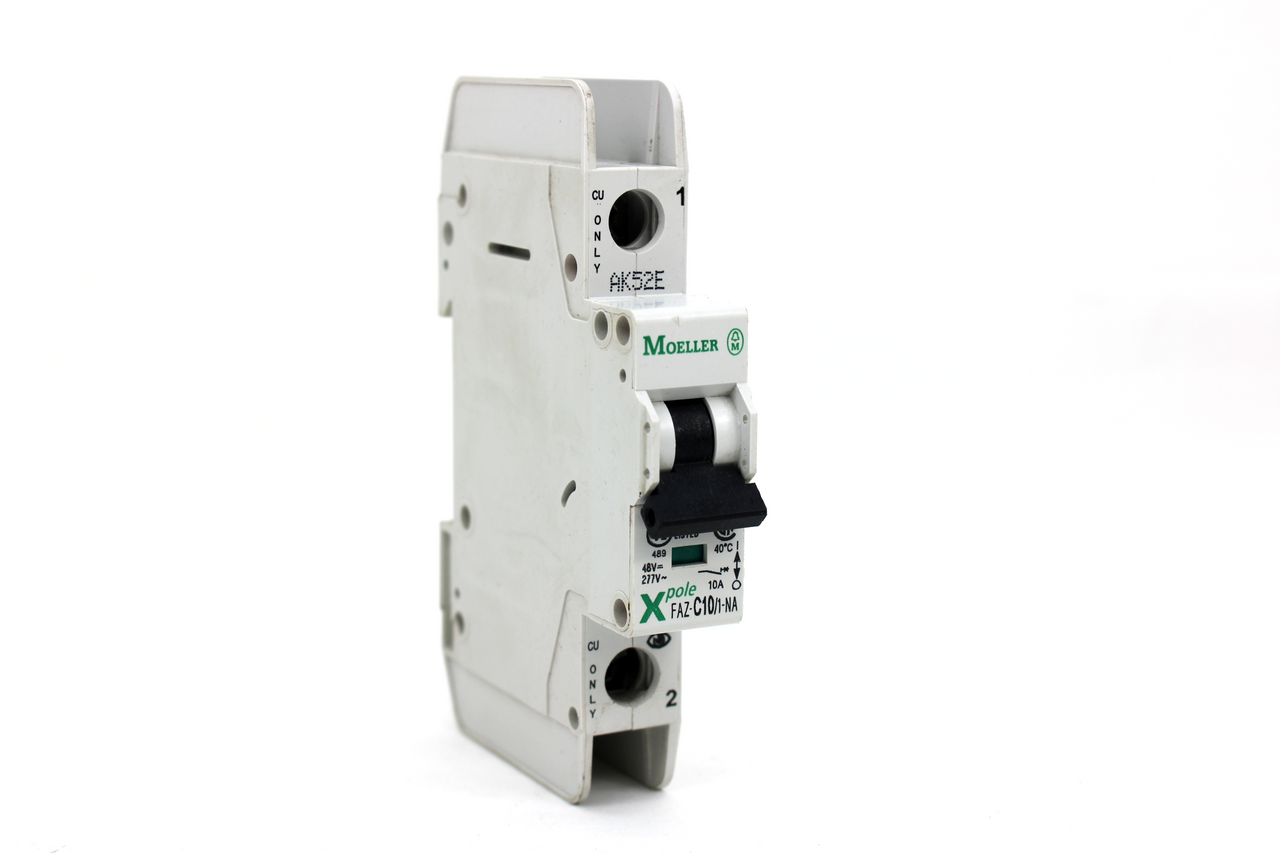 Eaton Moeller FAZ-C10/1-NA Circuit Breaker, 10 Amp, 1-Pole