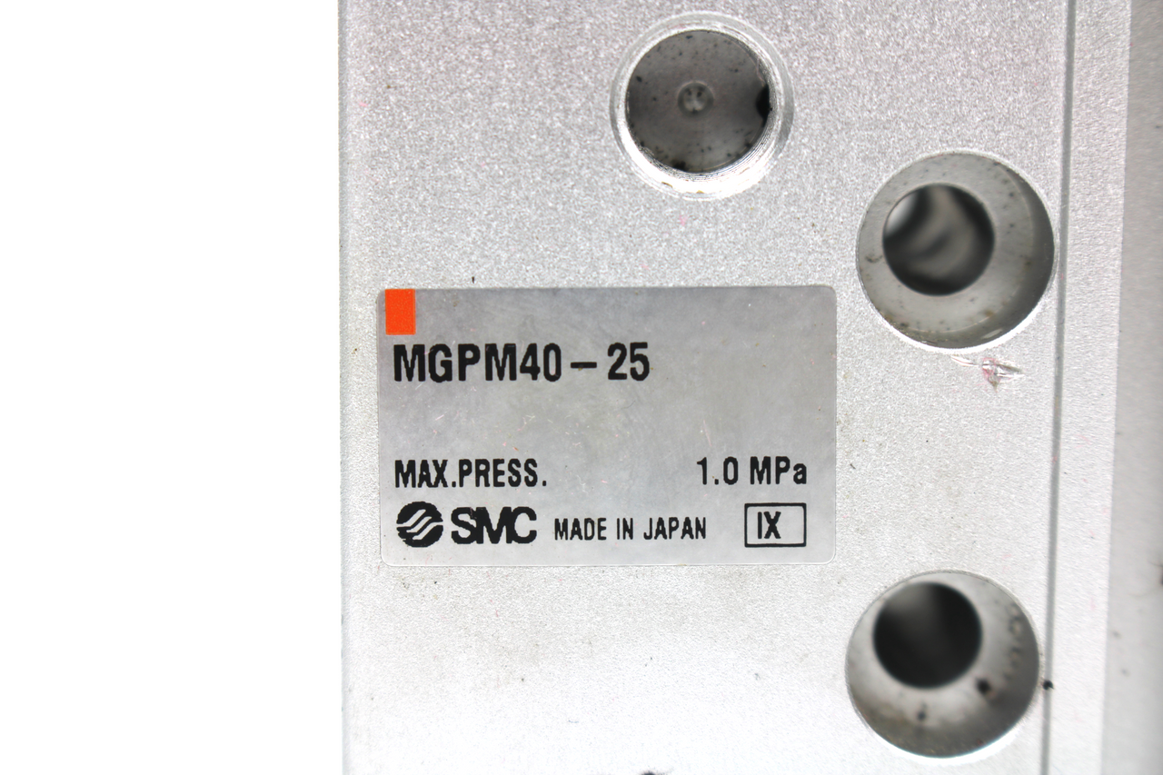 SMC MGPM40-25 Pneumatic Compact Guide Cylinder, 40mm Bore, 25mm Stroke