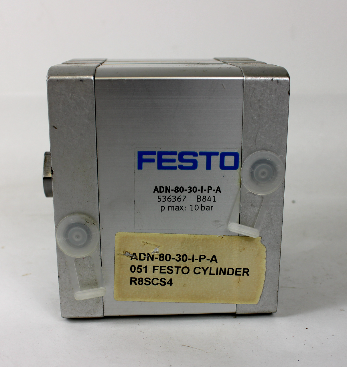 Festo ADN-80-30-I-P-A Compact Cylinder, 30mm Stroke, 80mm Diameter, 10 Bar Max