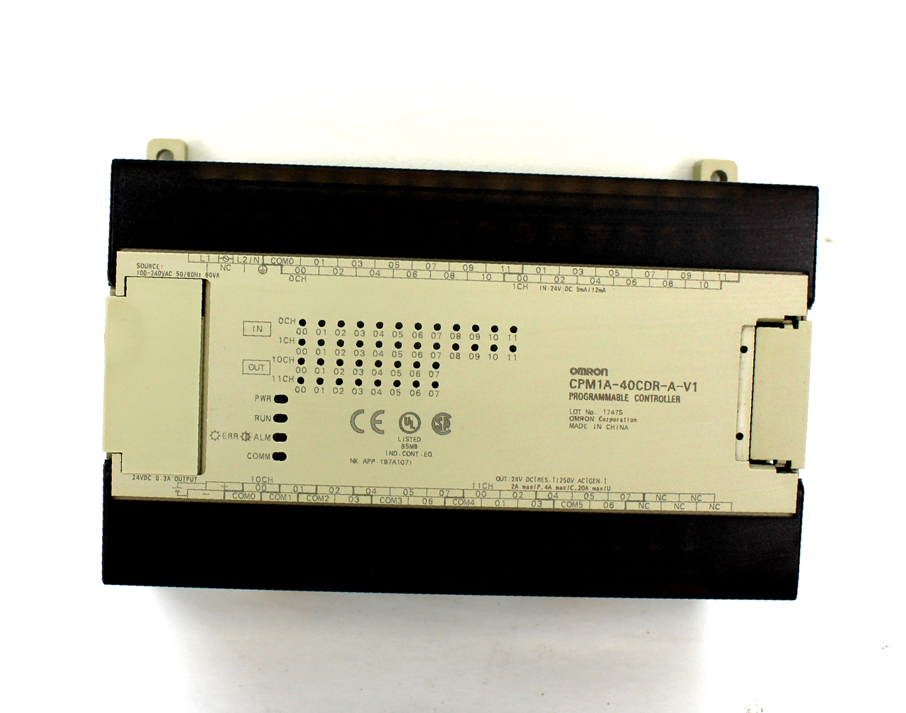 Omron CPM1A-40CDR-A-V1 Programmable Controller Module 100-240VAC