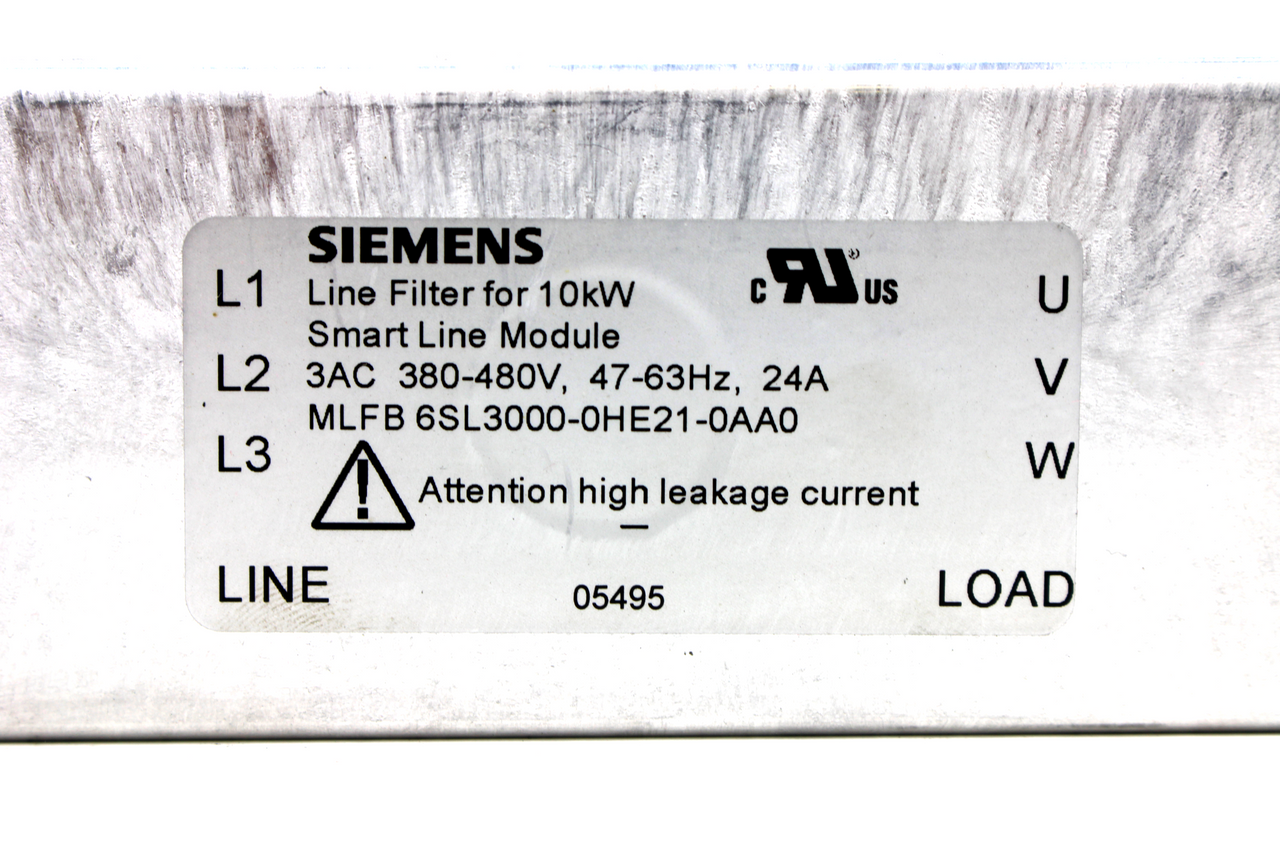 Siemens 6SL3000-0HE21-0AA0 Line Filter for 10kW Smart Line Module 3-Phase, 380-480V