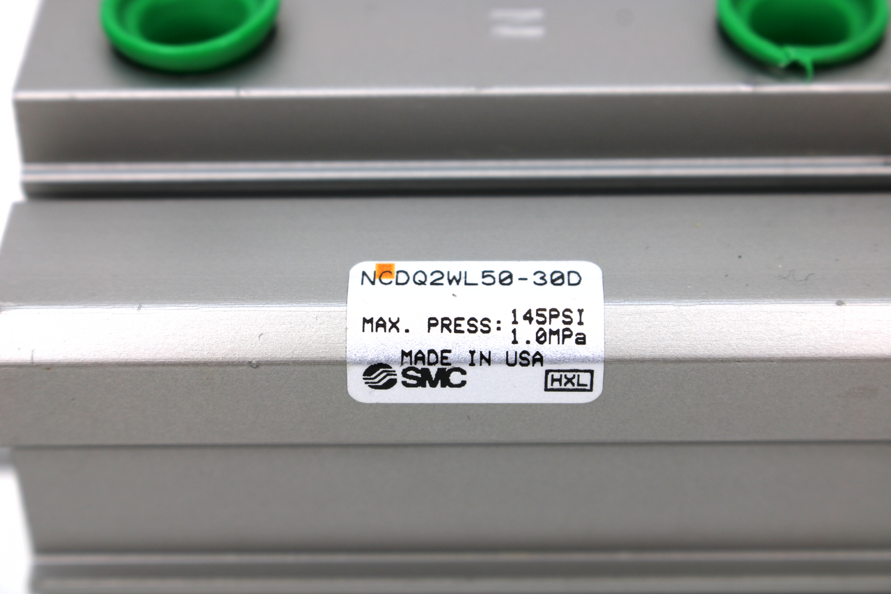 SMC NCDQ2WL50-30D Pneumatic Compact Cylinder, 50mm Bore, 30mm Stroke, NEW