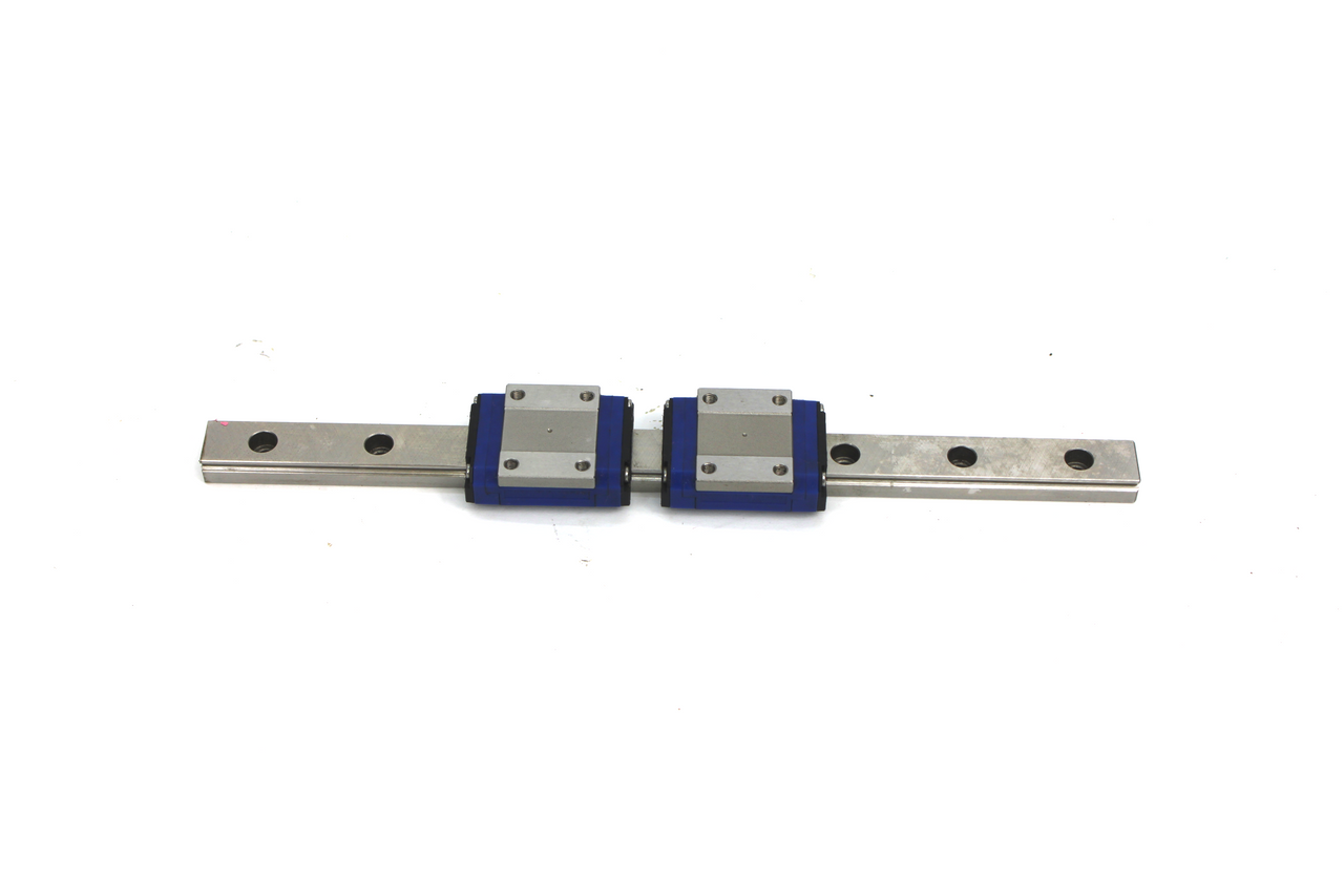 NSK PU12 Linear Guide and Rail, 12mm ID (2 Guides per Rail)