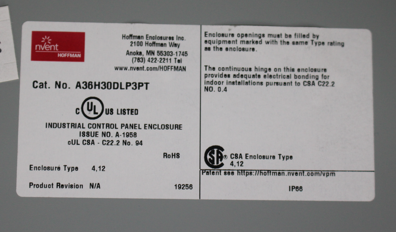 Hoffman A36H30DLP3PT Image 5