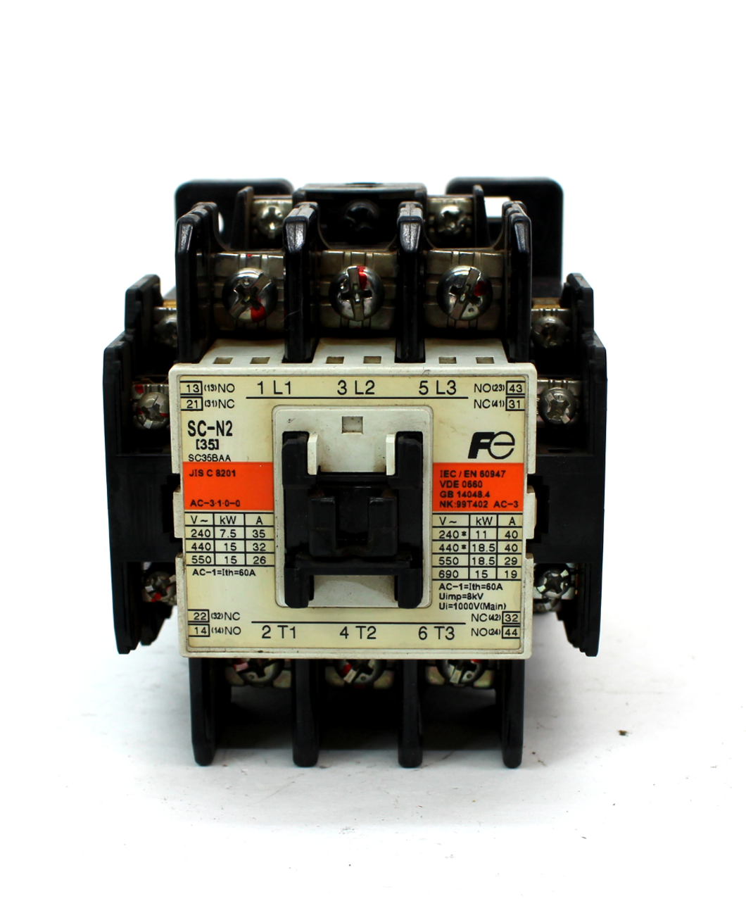 Fuji Electric SC-N2, SC35BAA Contactor, 600V, 70A