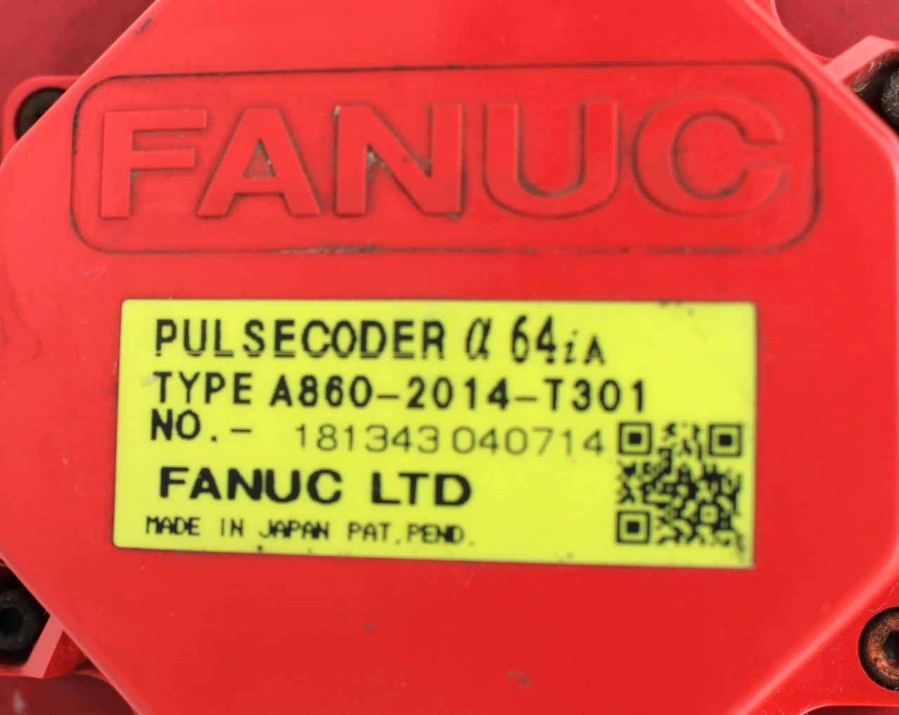 Fanuc A06B-0227-B705 AC Servo Motor, 200-230V