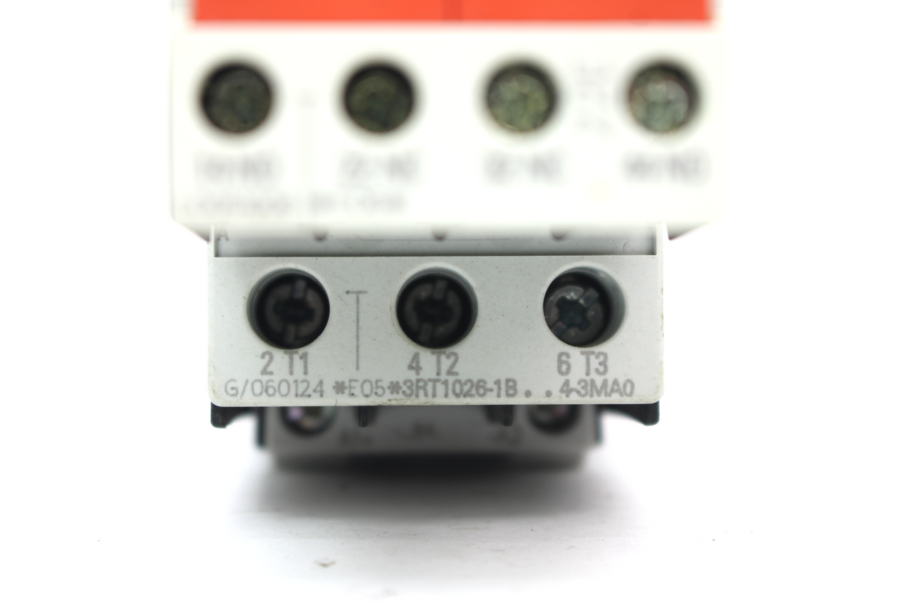 Siemens 3ZX1012-0RT02-1AA1 Contactor w/ 3RH1921-1HA22-3AA1 Auxiliary ...