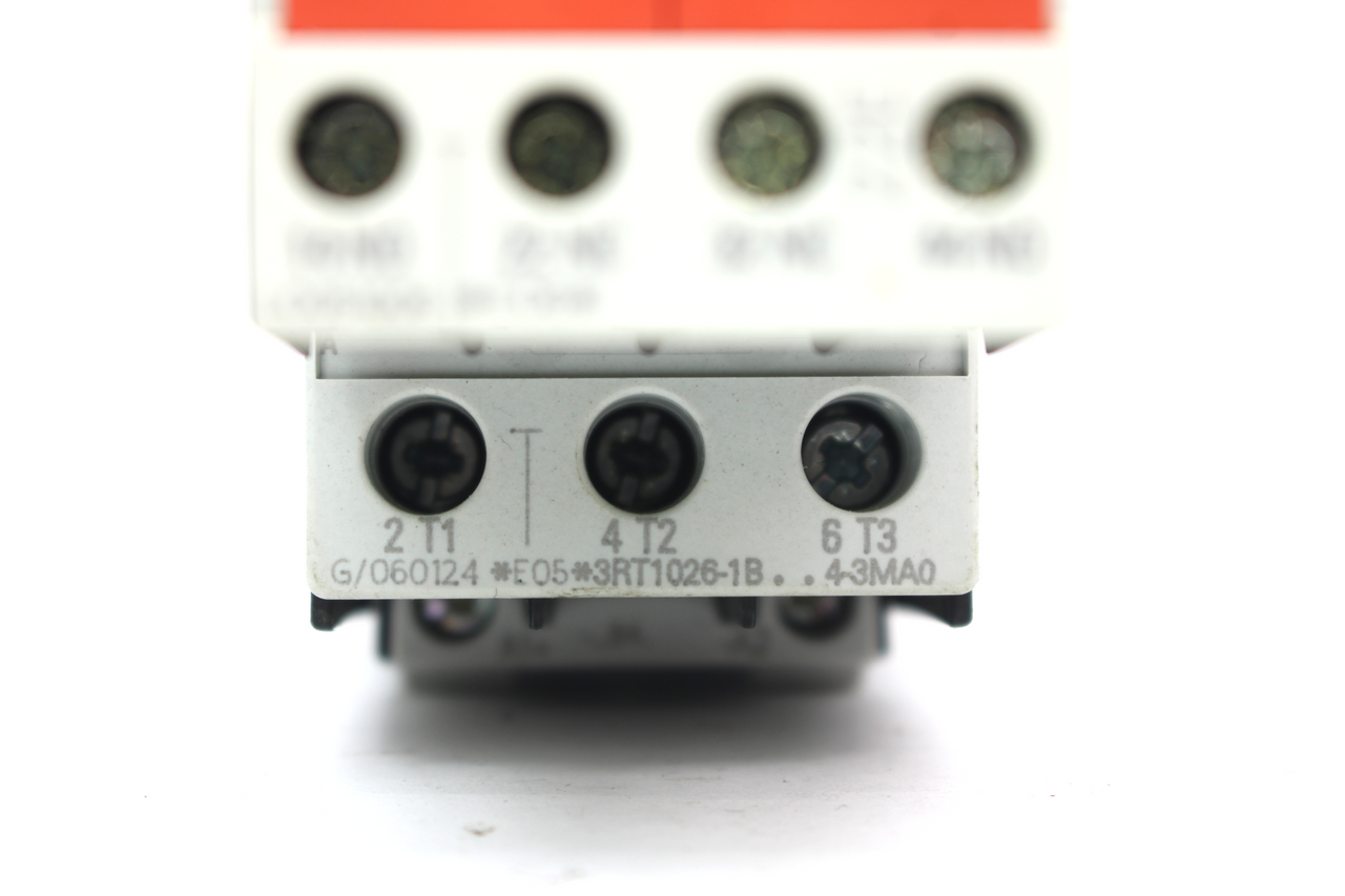 Siemens 3ZX1012-0RT02-1AA1 Contactor w/ 3RH1921-1HA22-3AA1 Auxiliary Switch Block