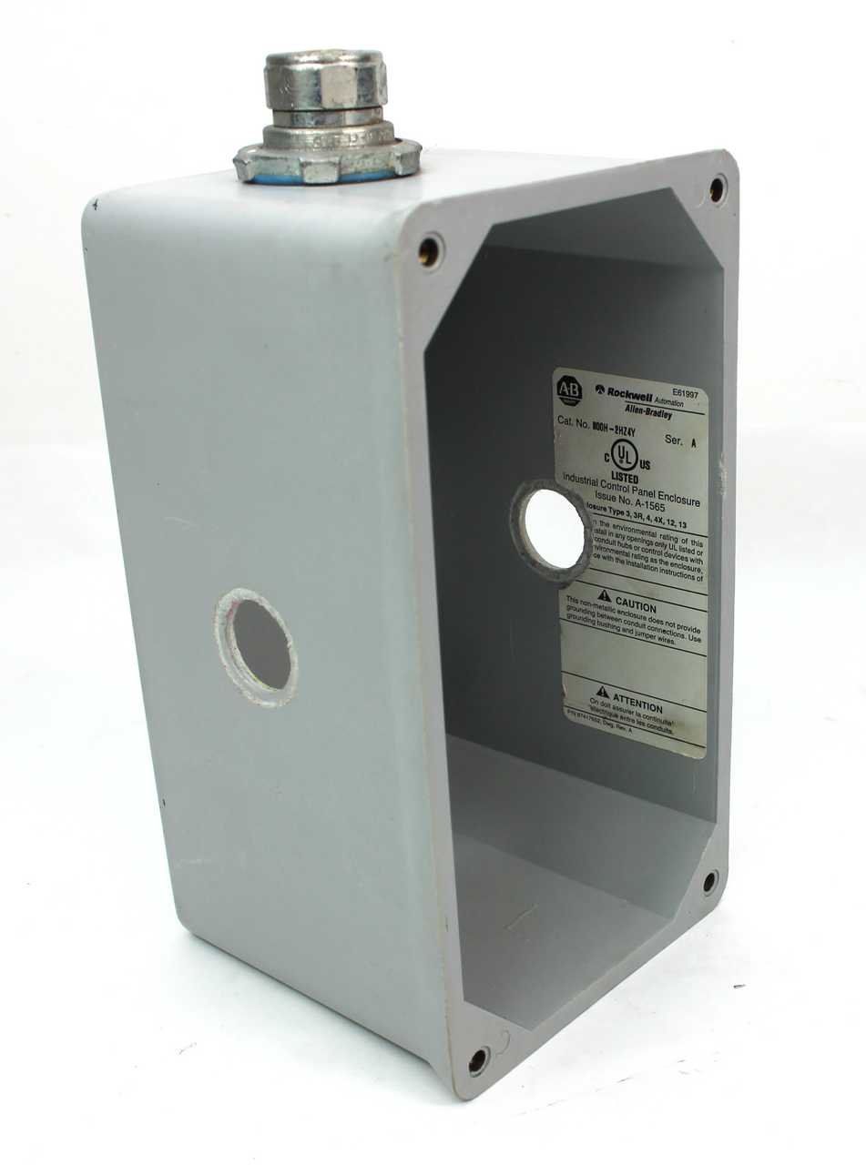 Allen Bradley 800H-2HZ4Y Industrial Control Panel Enclosure Ser. A