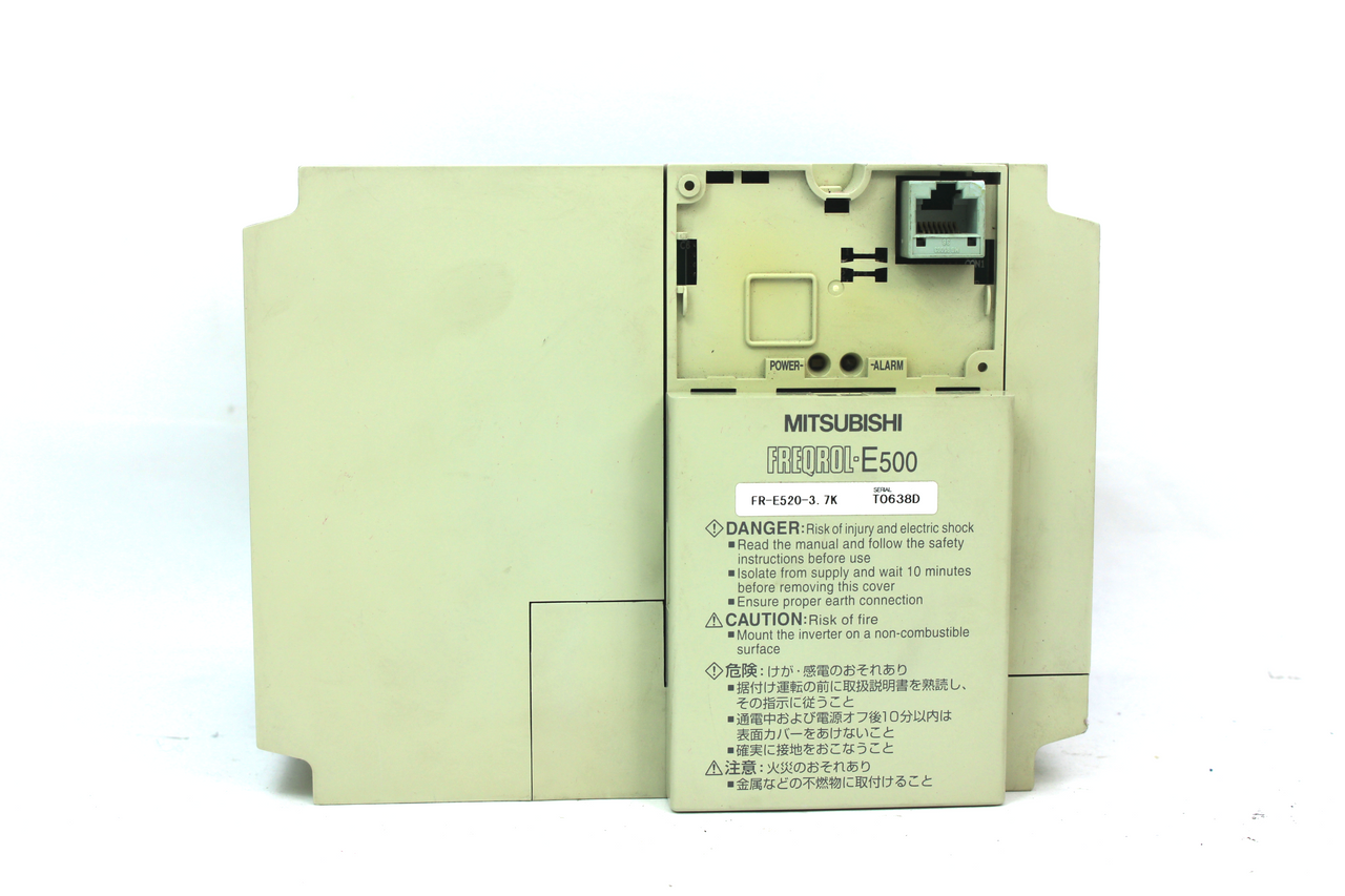 Mitsubishi FR-E520-3.7K Inverter, 3.7kW, 200-240V