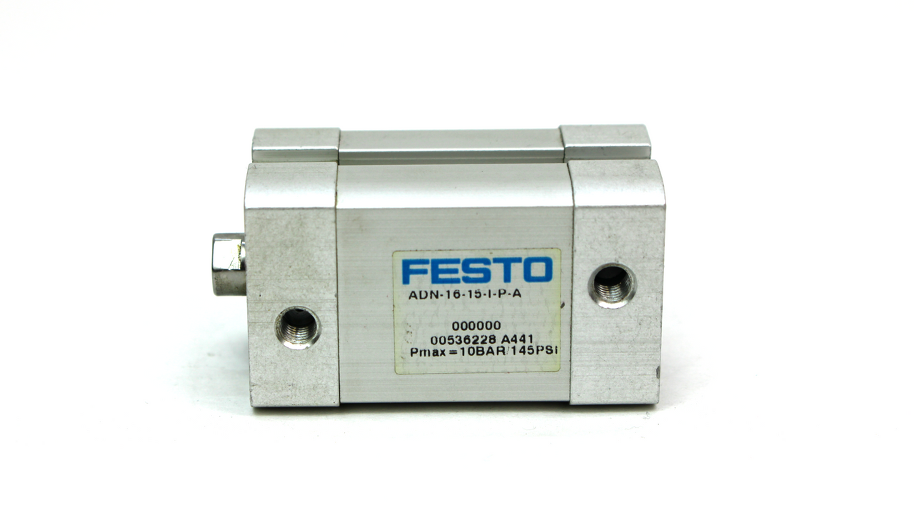 Festo ADN-16-15-I-P-A Pneumatic Compact Cylinder, 16mm Bore, 15mm Stroke