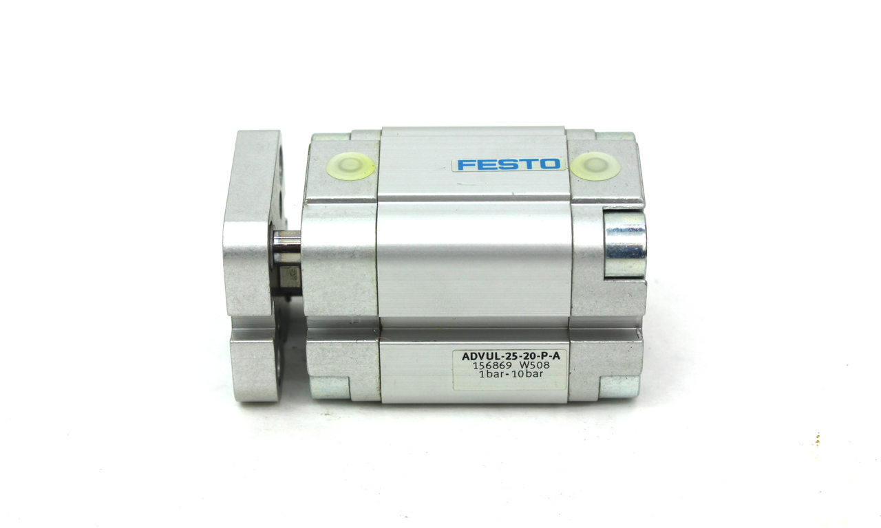 Festo ADVUL-25-20-P-A Pneumatic Compact Cylinder, 25mm Bore, 20mm Stroke