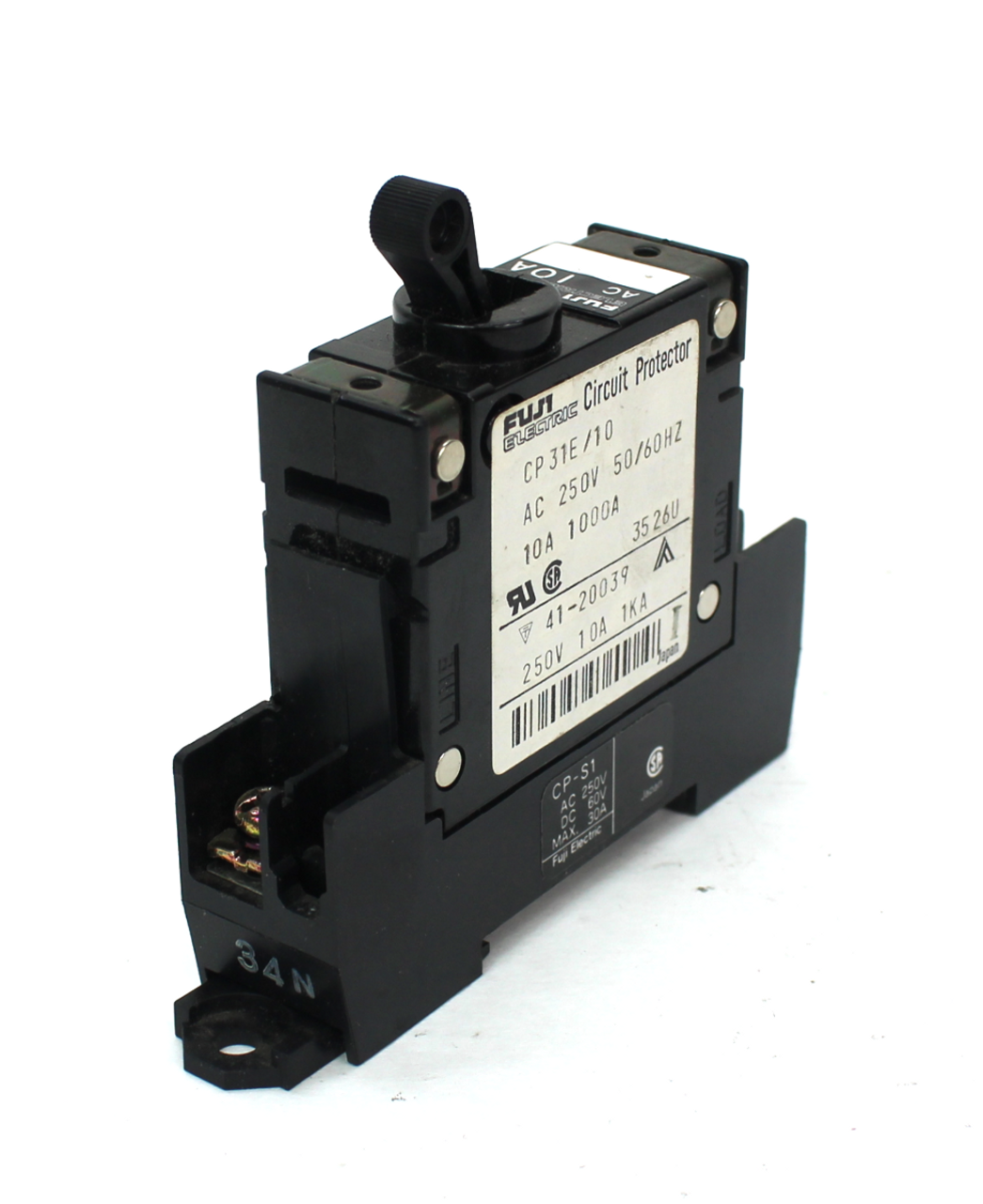 Fuji Electric CP 31E/10 Circuit Breaker 250V 10A