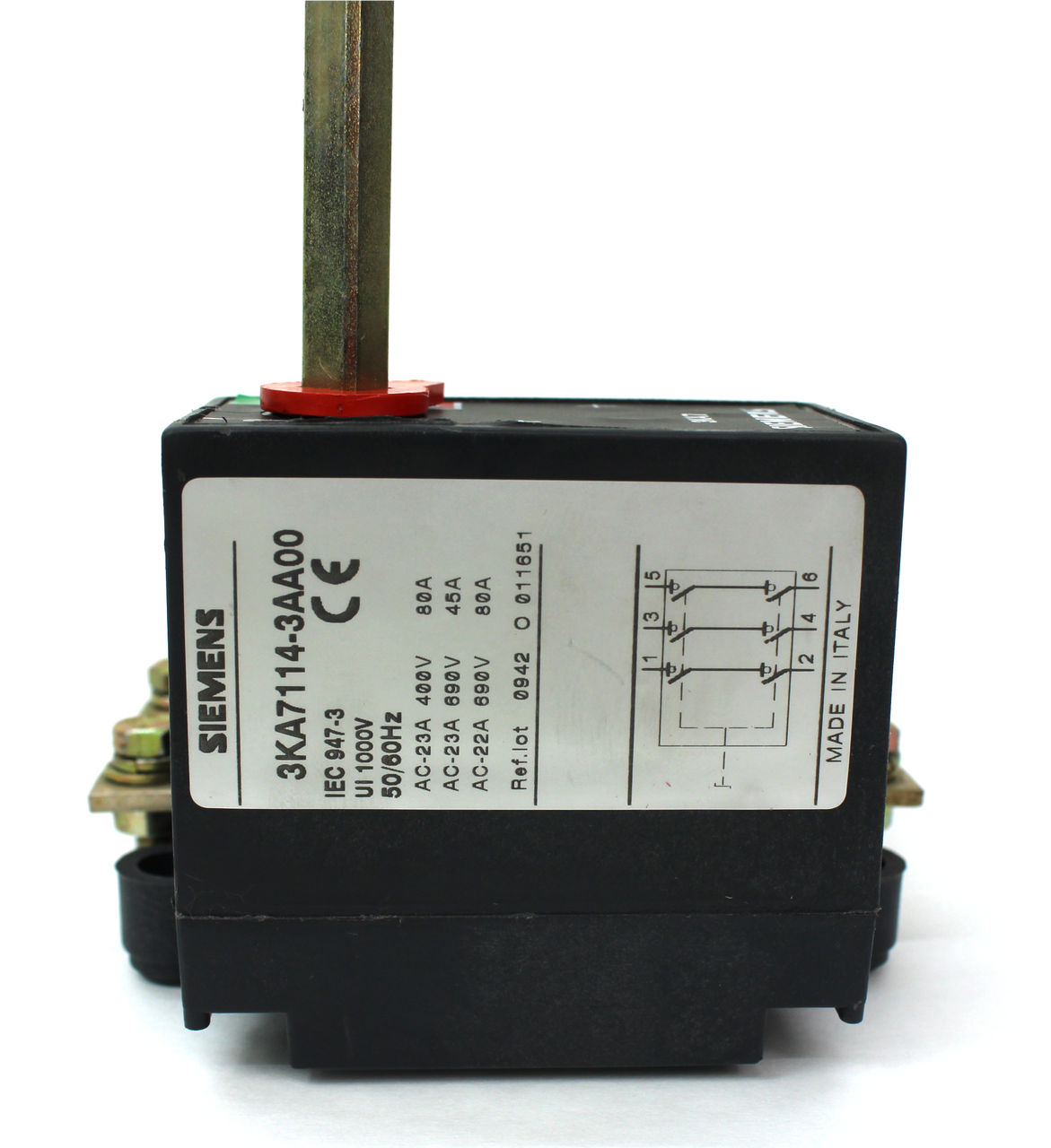 Siemens 3KA7114-3AA00 Disconnect Switch