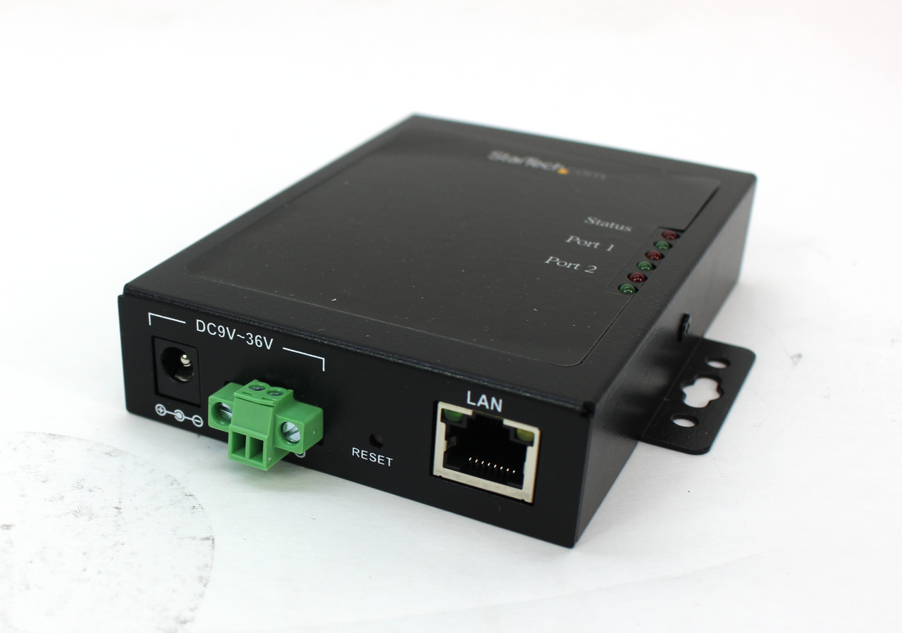 Star Tech NETRS2322P 2-Port Serial-to-IP Ethernet Device Server