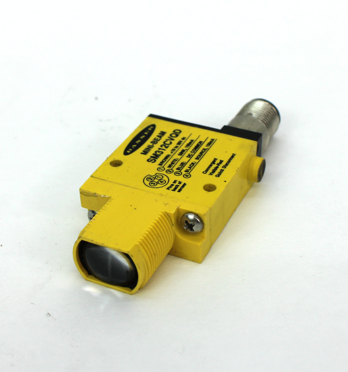 Banner SM312CVQD Mini-Beam Photoelectric Sensor, 10-30VDC