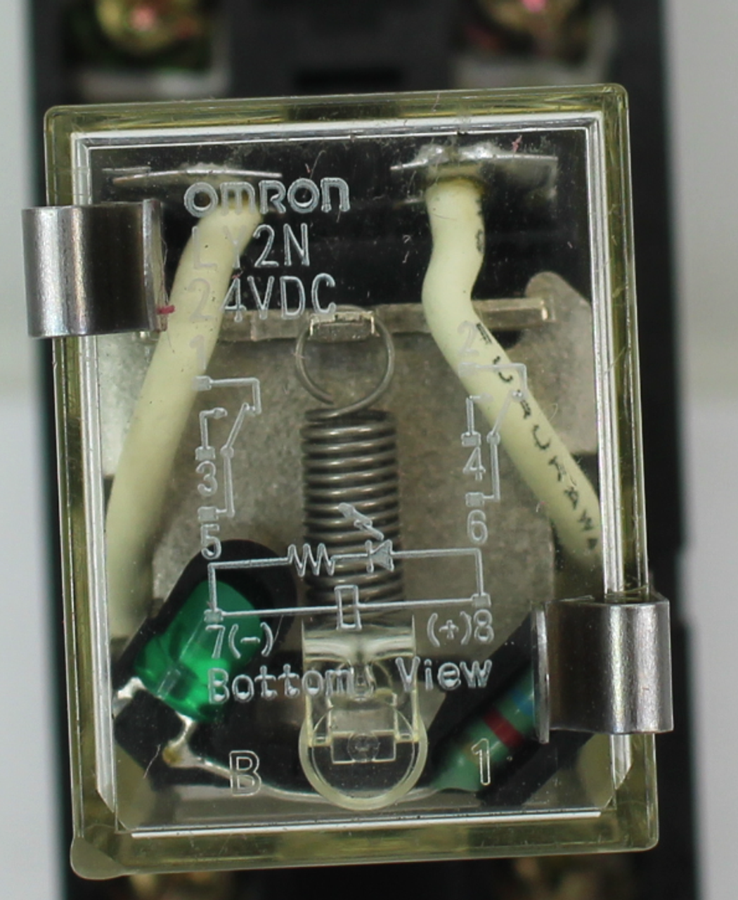 Omron LY2N Relay 24VDC w/ PTF08A Relay Base 240V