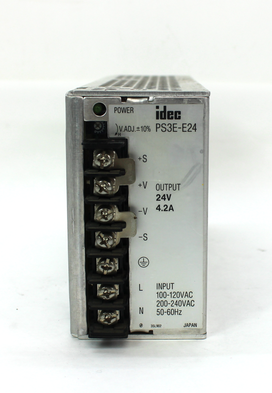 IDEC PS3E-E24 Power Supply, 24V, 4.2A