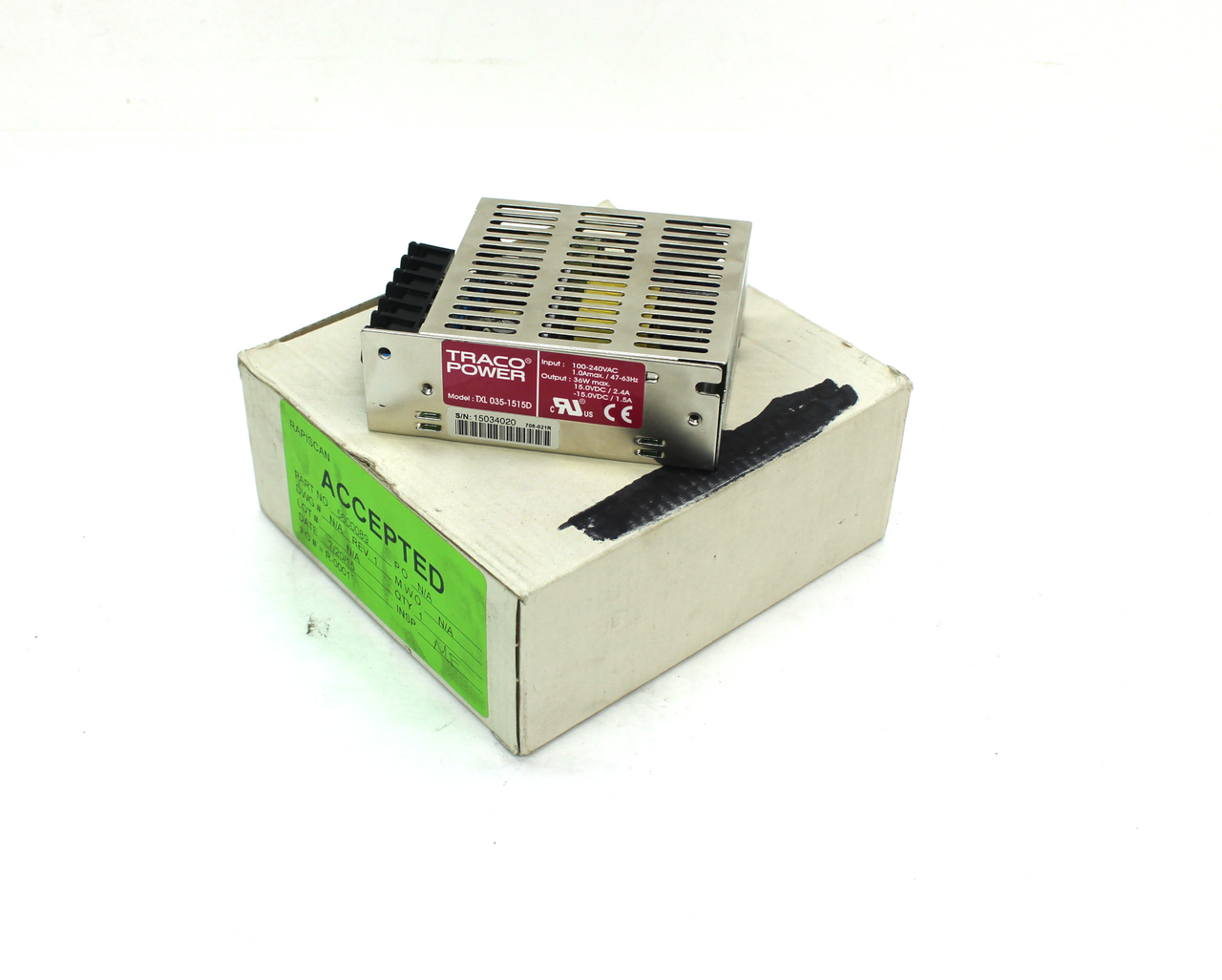 Traco Power TXL 035-1515D Power Supply