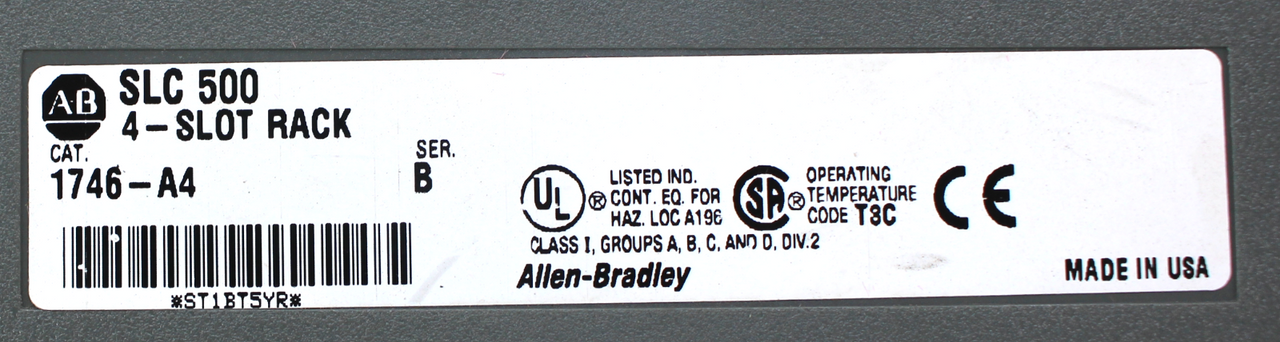 Allen Bradley 1746-P1 SLC 500 4-Slot Power Supply, Ser.A