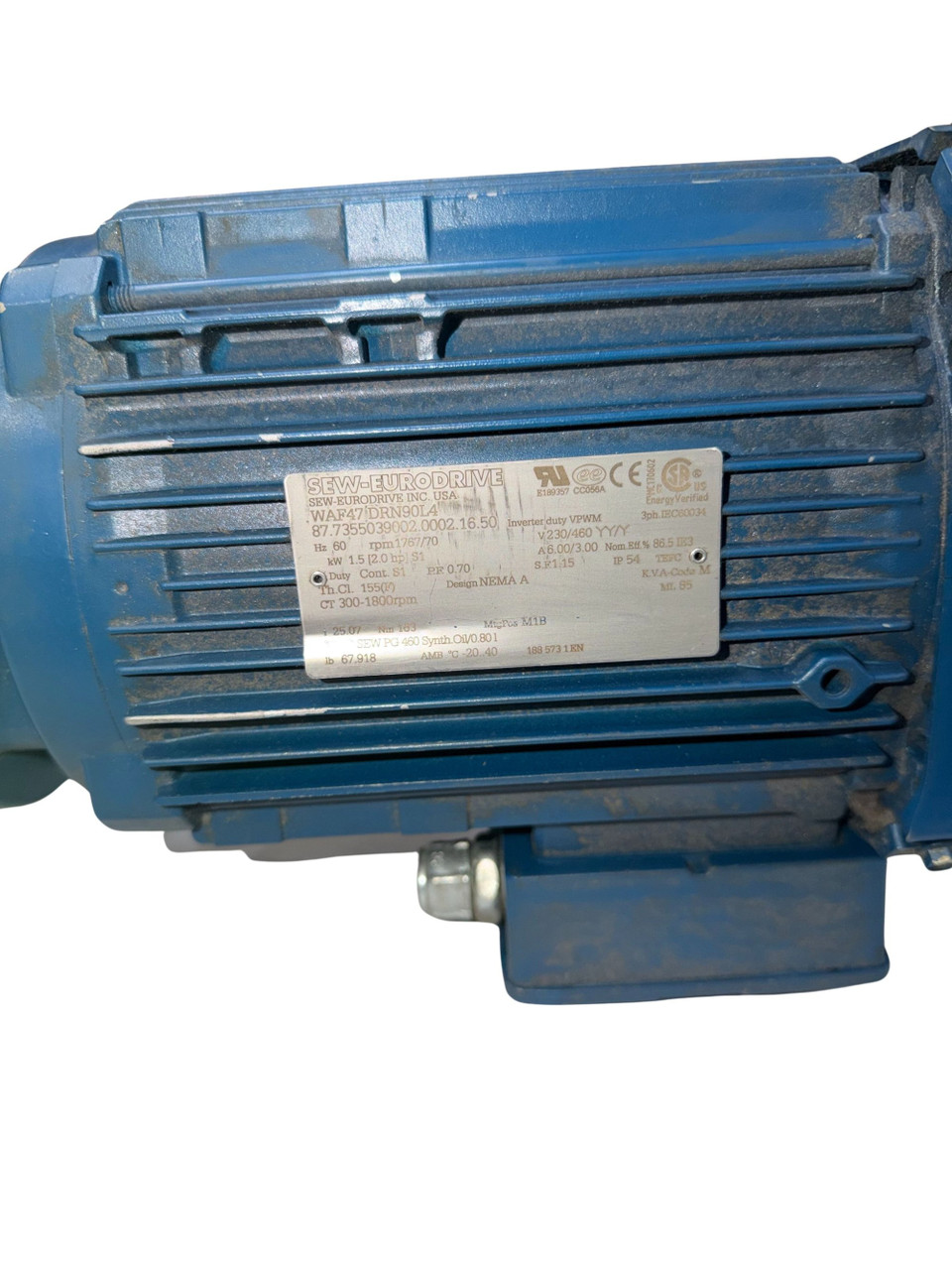 Sew-Eurodrive WAF47 DRN90L4 Image 5