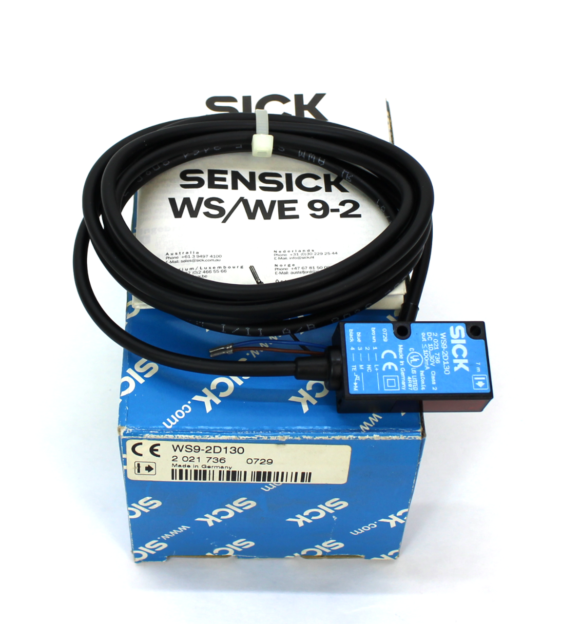 Sick WS9-2D130 Photoelectric Optic Switch Sensor