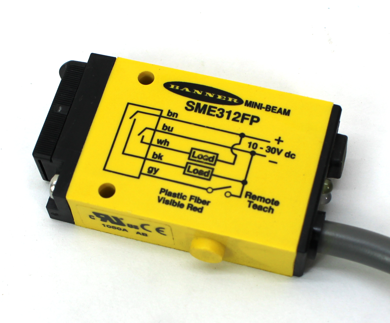 Banner SME312FP Mini-Beam Fiber Optic Sensor, 10-30VDC