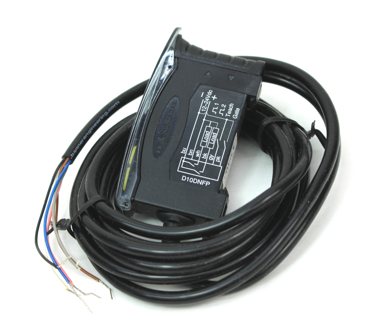 Banner D10DNFP Fiber Optic Sensor, NEW