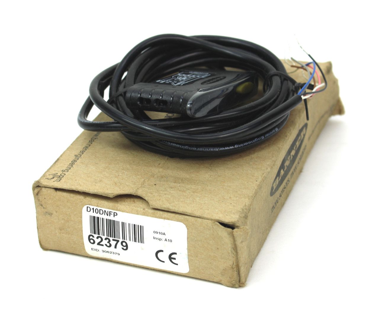 Banner D10DNFP Fiber Optic Sensor, NEW