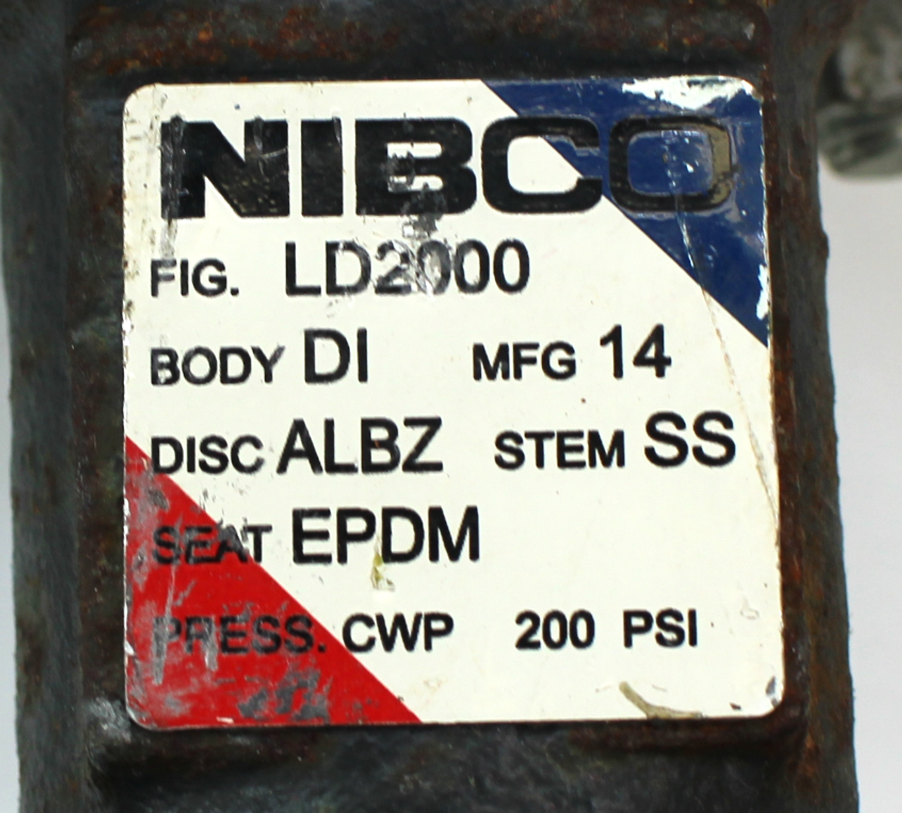 NIBCO LD2000 6" Butterfly Valve w/ ALBZ Disc, 200 PSI