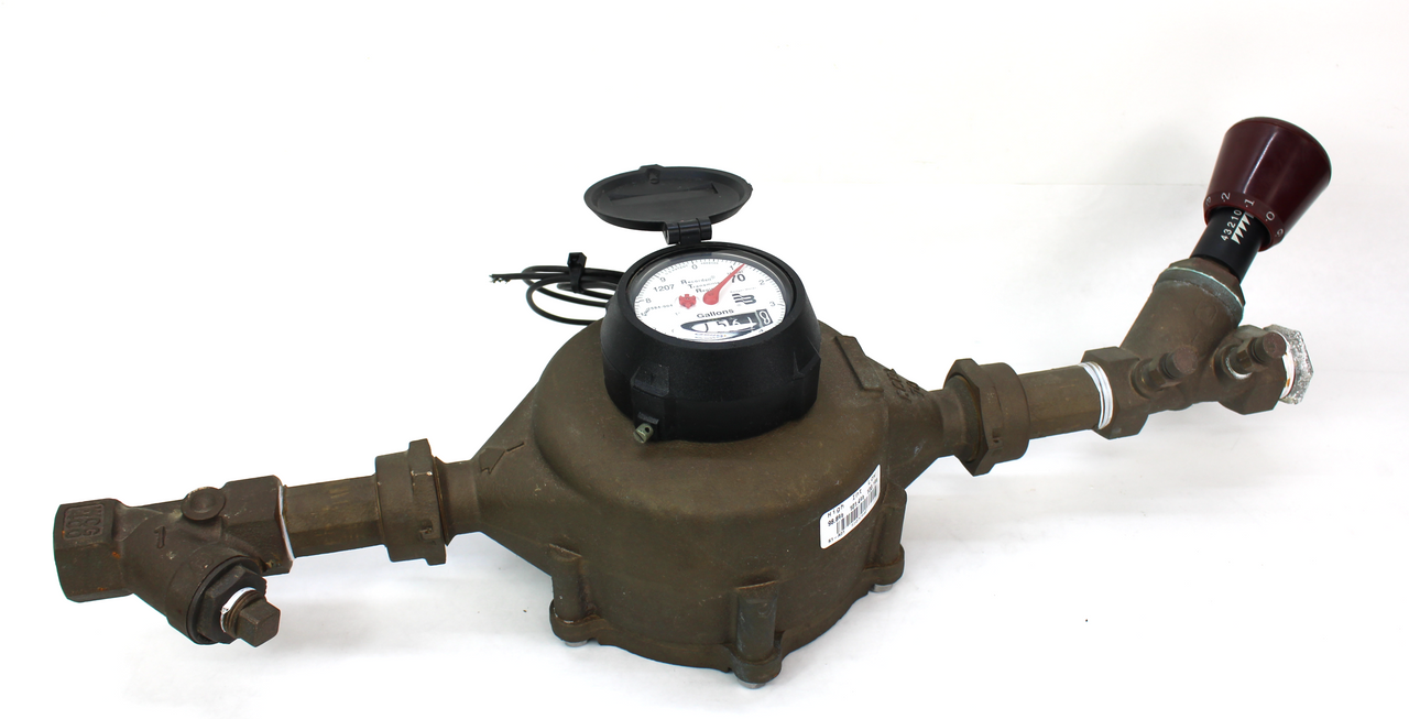 Badger Meter RCDL 70 Water Meter w/ 1" Transmitter/Register