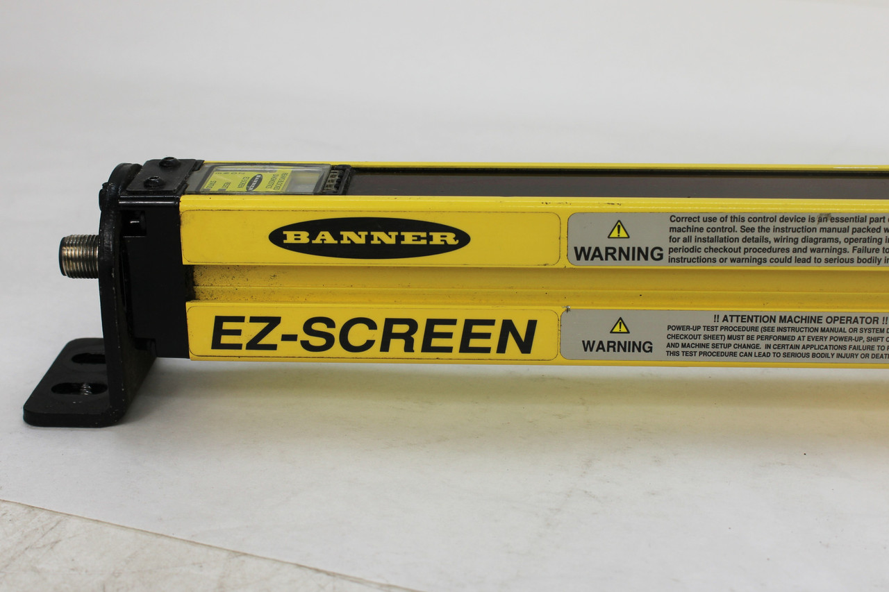 Banner SLSR14 900QB Reciever EZ Screen Light Curtain 14mm 30mm Ip14665 3 