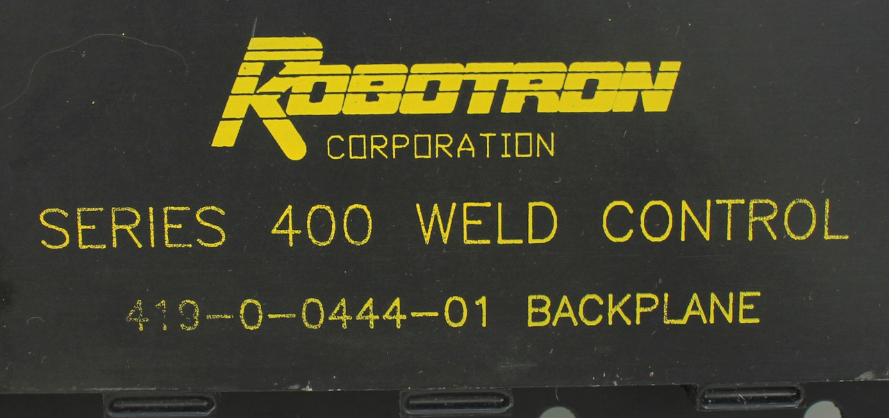 Robotron 419-0-0444-01 Series 400 Weld Control Backplane