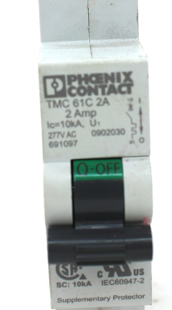 Phoenix Contact TMC 61C 2A Circuit Breaker, 277V