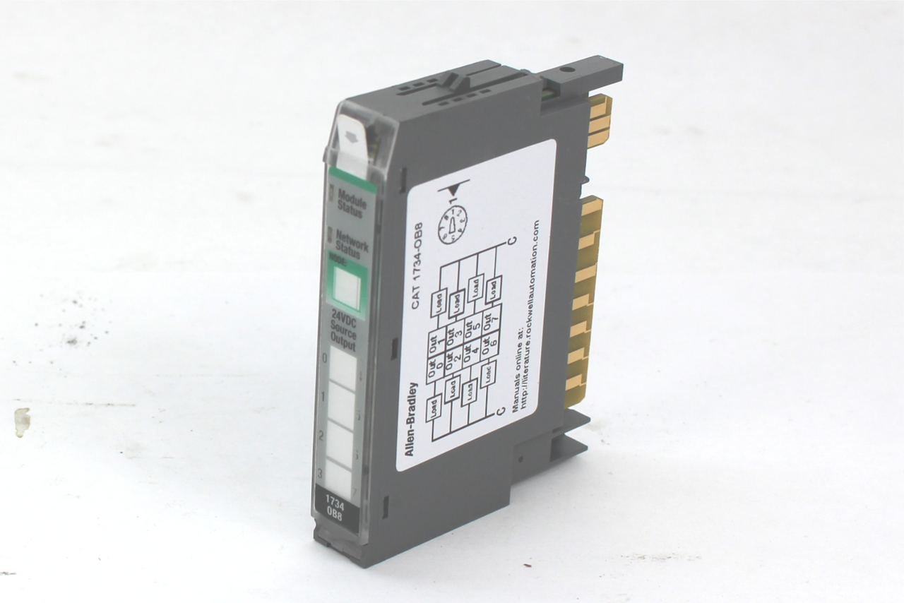 Allen Bradley 1734-IB8 Ser. D I/O Module 24Vdc Allen Bradley 1734-IB8 Ser. D I/O Module 24Vdc