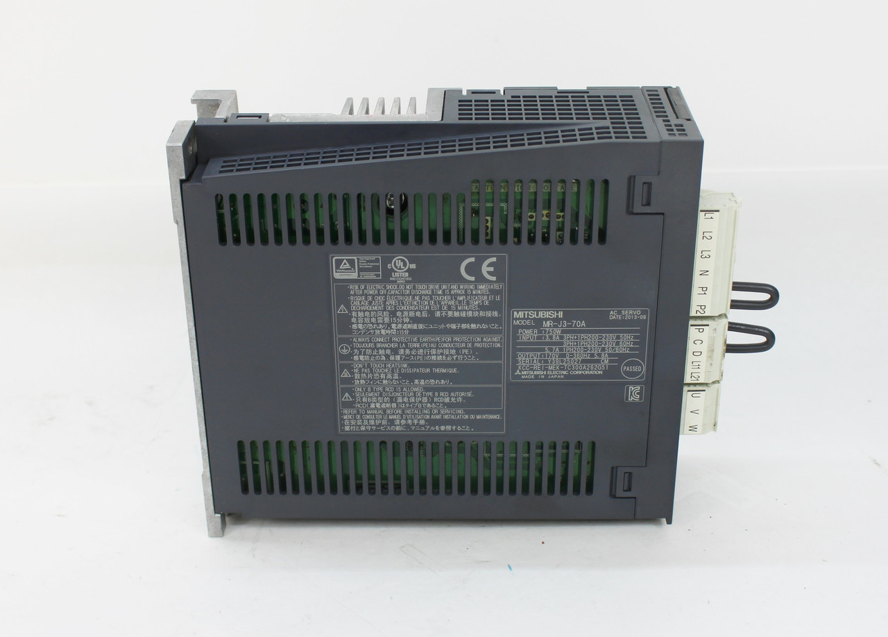 Mitsubishi MR-J3-70A AC Servo Amplifier