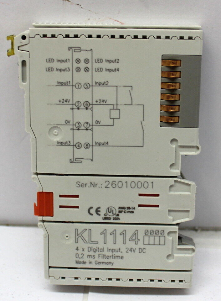 Beckhoff Digital Input Module KL1002,  24VD