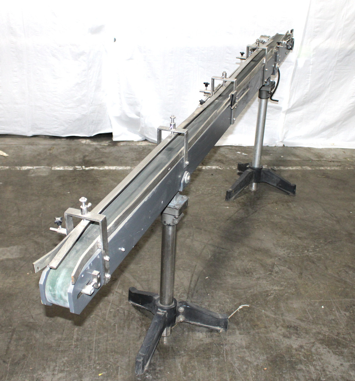 99" x 2 1/2" Belt Conveyor w/ STM T56B4 Motor w/ RMI 28 FL M1 Gear Reducer