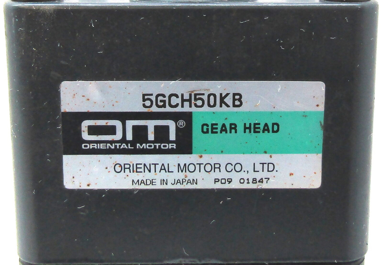 Oriental Motor 5GCH50KB Gear Head W/ CB1590-801 Motor