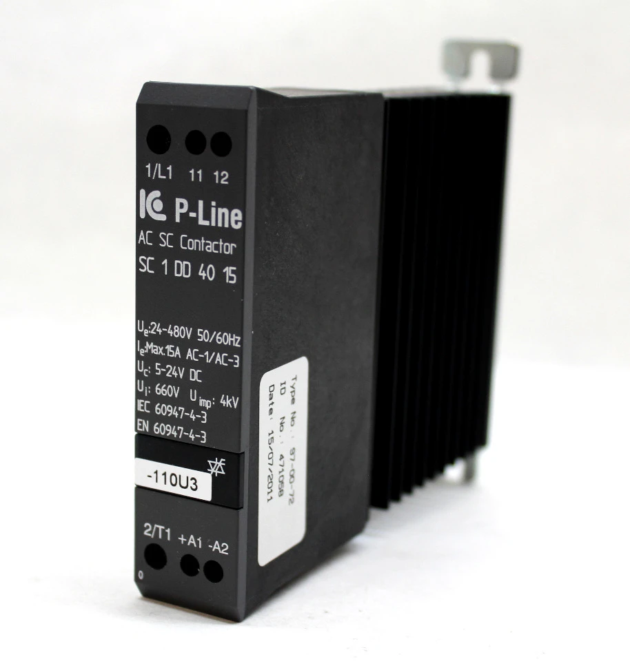 IC Electronics SC-1-DD-4015, 480V / 15A  Contactor 1 Phase