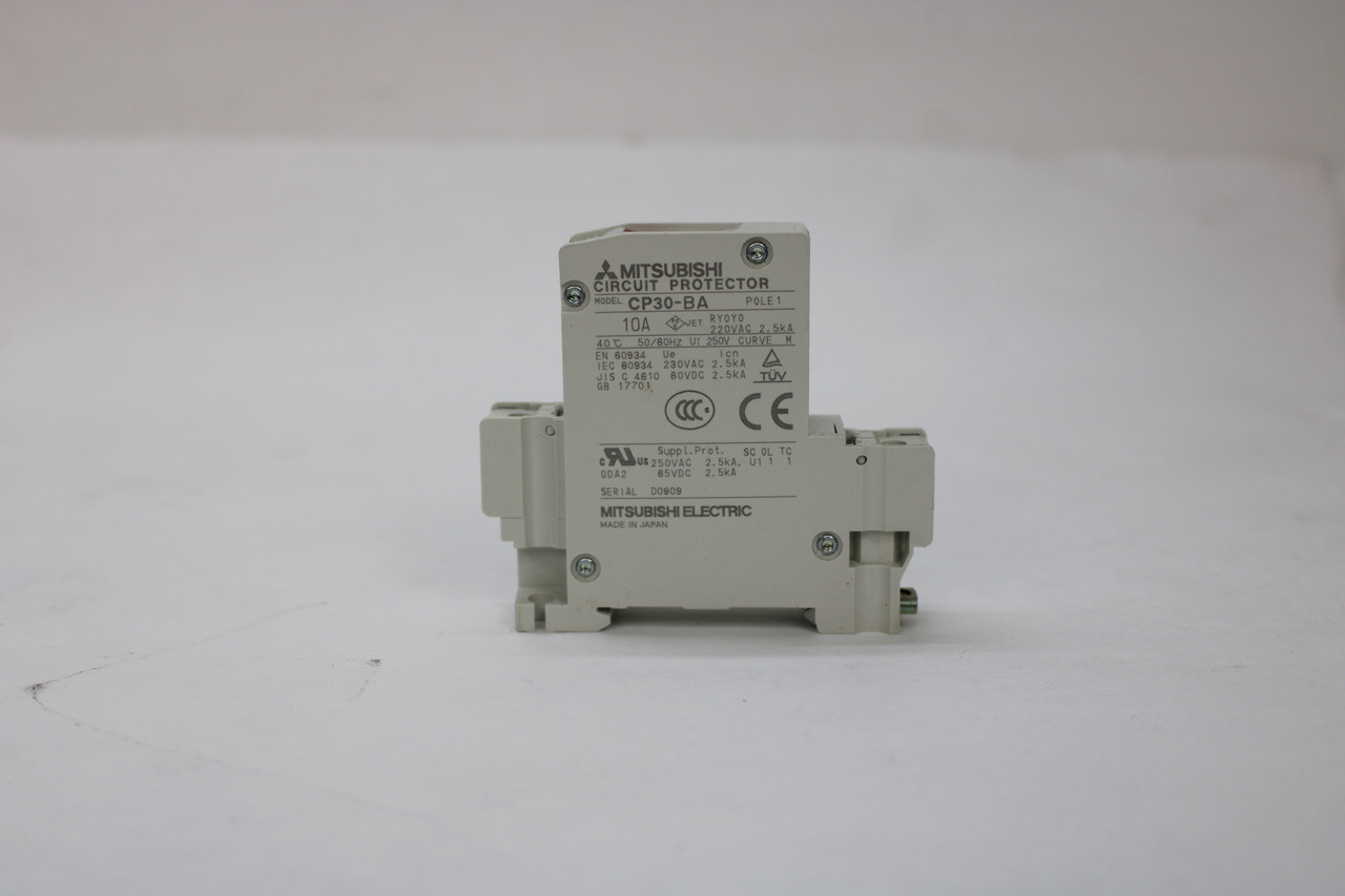 Mitsubishi CP30-BA Circuit Protector 10A, 1Pole, 220VAC/250VDC