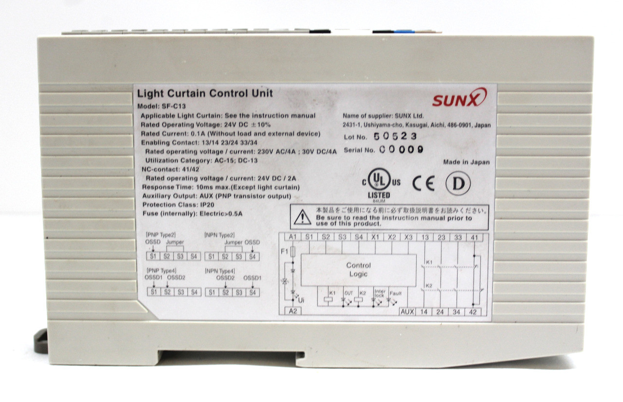 SUNX SF-C13 Light Curtain Control Unit