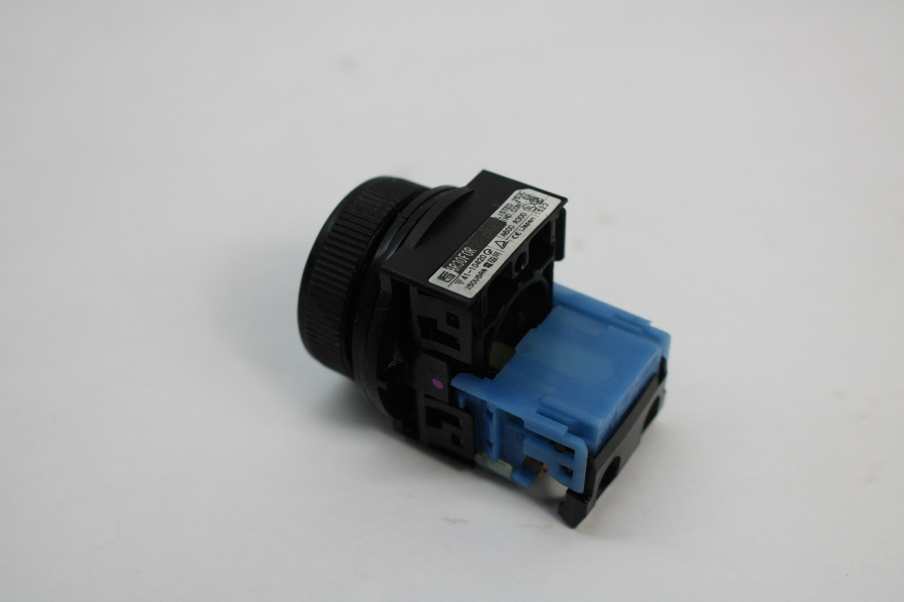 Fuji AR30FOR Black Push Button Switch Momentary