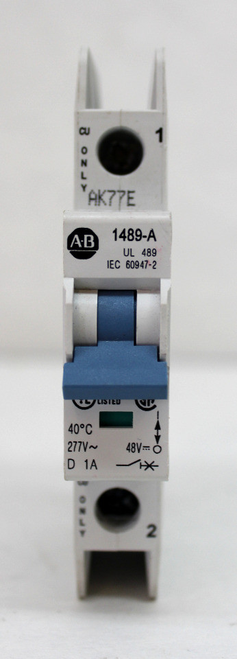 Allen Bradley 1489-A1D010 Circuit Breaker  1A, 277V, 1 Pole