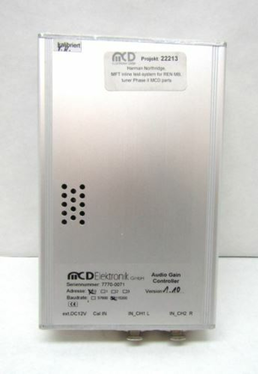 MCD Elektronik GmbH Audio Gain Controller