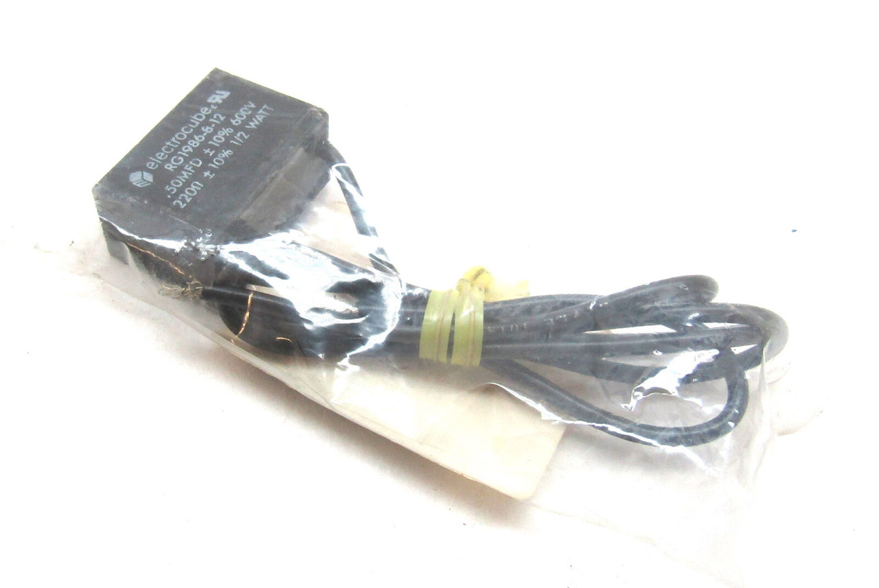 Electrocube RG1986-8-12 Capacitor Supressor .50 MFD 600V 1/2 Watt