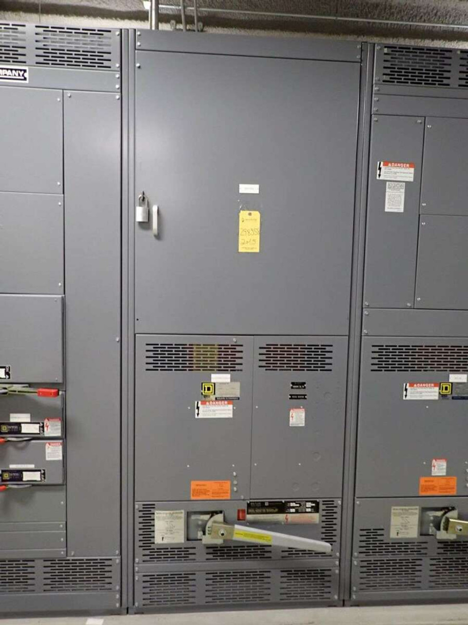 Square D QED-2 Switchboard 2500A 480/277V  with 2500A-100A Breakers & PowerLogic