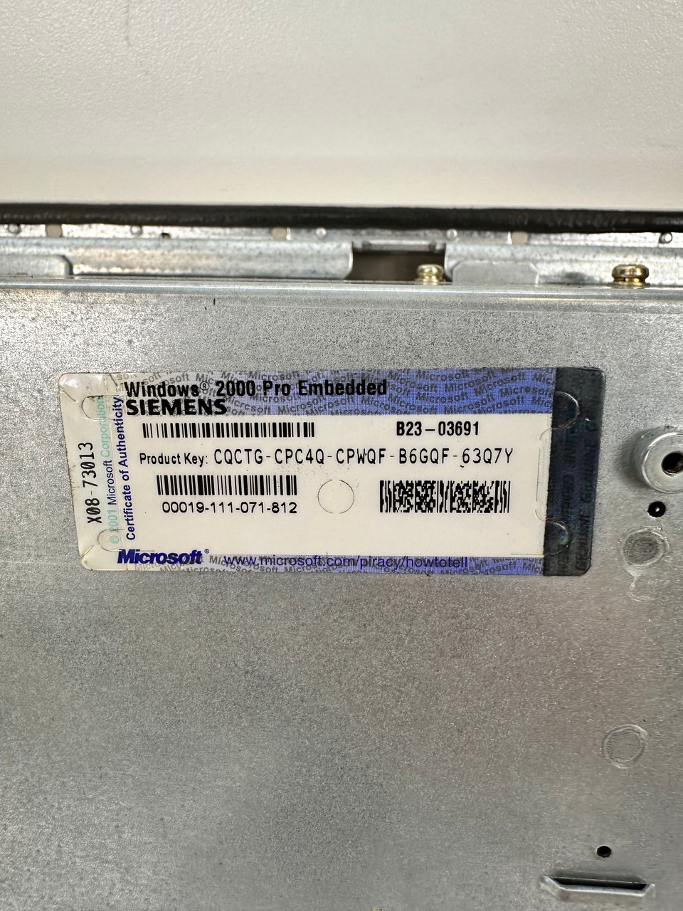 Siemens Simatic Panel PC 670 6AV7723-2BC00-0AD0