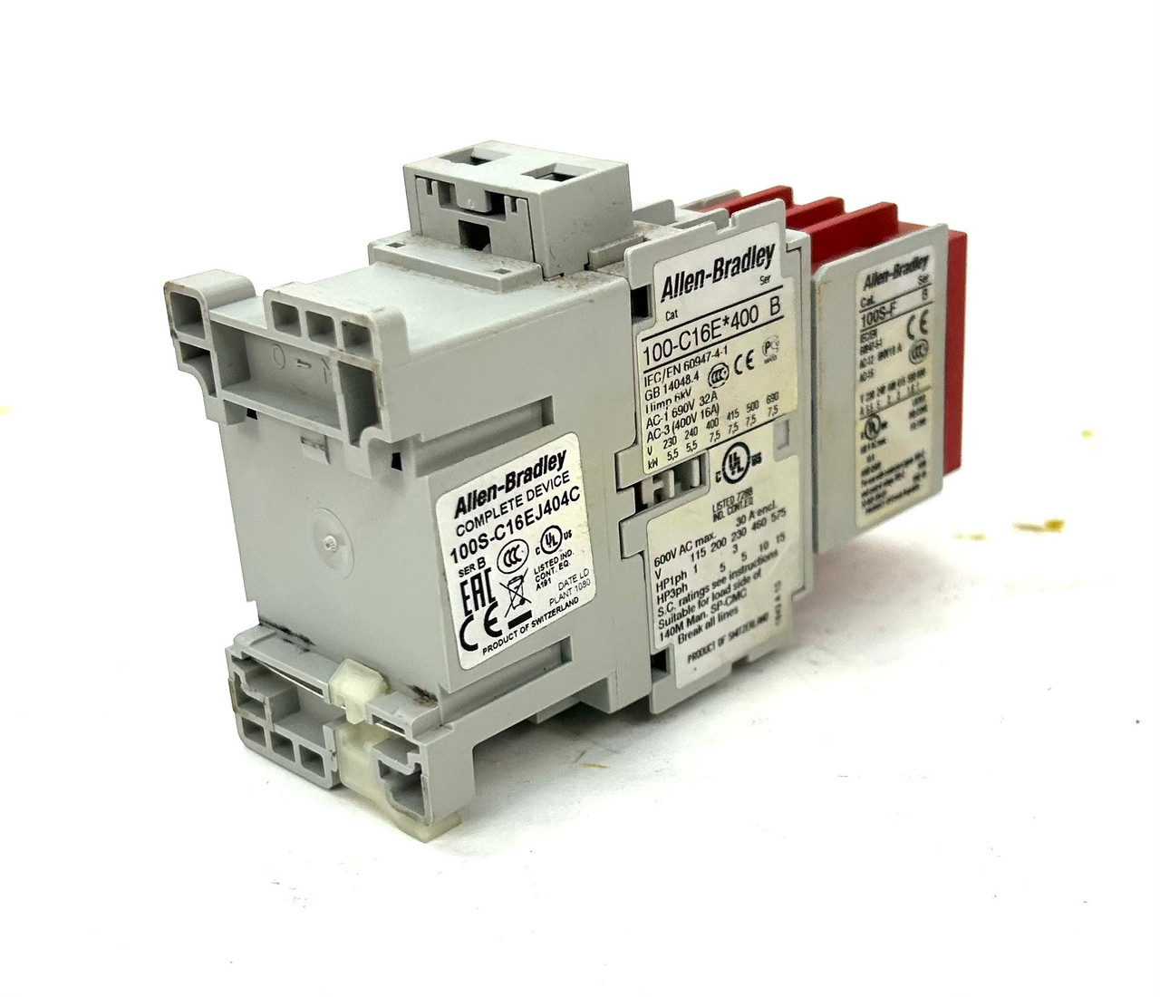 Allen Bradley 100S-C16EJ404C Safety Contactor, Ser.B